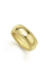 Lagos Anthem Caviar Lined Band Ring In Gold
