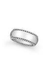 Lagos Men's Sterling Silver Anthem Polished Caviar Bead Band - Exclusive In Silver