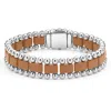 Lagos Anthem Ceramic Link Bracelet In Tan