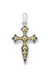 Lagos Anthem Cross Pendant In Metallic