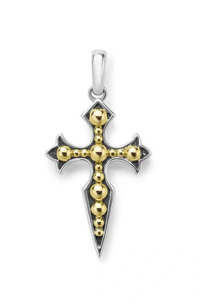 Lagos Anthem Cross Pendant In Metallic