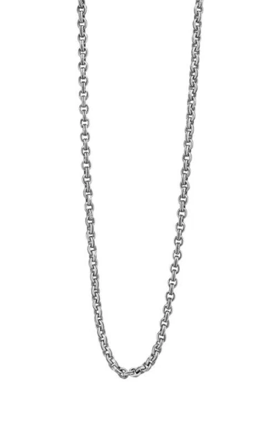 Lagos Anthem Double Link Chain Necklace In Silver