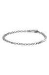 Lagos Anthem Double Link Chain Bracelet In Gray