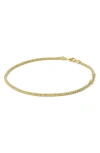 Lagos Anthem Signature Caviar Rope Bracelet In Gold