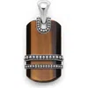 Lagos Anthem Tag Amulet In Tigerseye