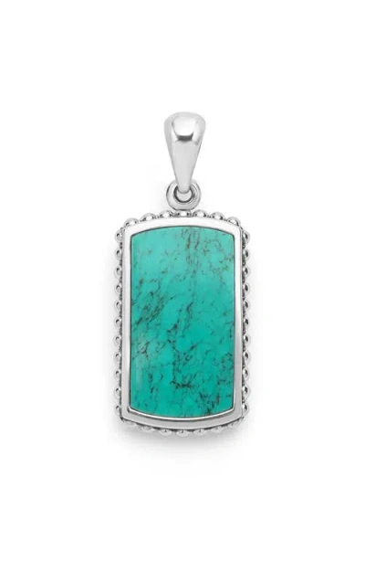 Lagos Anthem Turquoise Id Tag In Blue