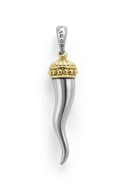 Lagos Men's 18k Yellow Gold & Sterling Silver Anthem Horn Pendant - Exclusive In Two-tone