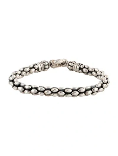 Pre-owned Lagos Bead Bracelet, 6.25" In Multicolor