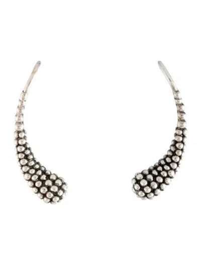 Pre-owned Lagos Beaded Teardrop Earrings In Multicolor