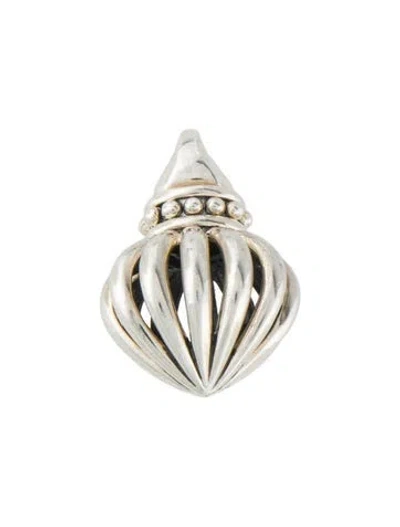 Pre-owned Lagos Birdcage Pendant, 1.5" In Multi