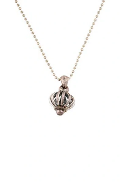 Pre-owned Lagos Birdcage Pendant Necklace, 34" In Multicolor
