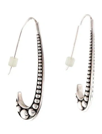Pre-owned Lagos Caviar Bead Drop Earrings In Multi