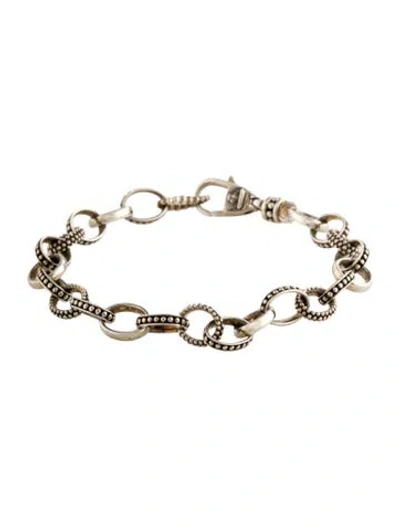 Pre-owned Lagos Caviar Bead Link Bracelet, 7.5" In Multi