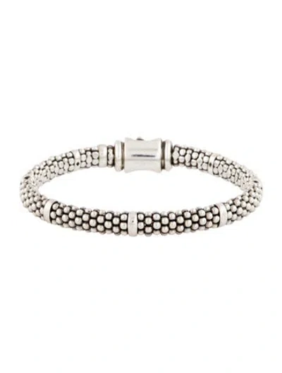 Pre-owned Lagos Caviar Bracelet, 6" In Multi