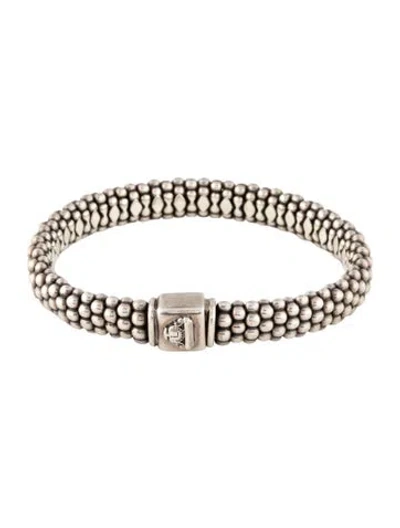 Pre-owned Lagos Caviar Bracelet, 6.5" In Multi