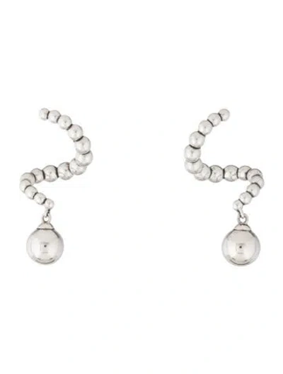 Pre-owned Lagos Caviar Bubbly Beaded Drop Earrings In Multicolor