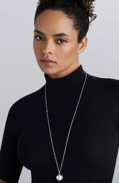 Lagos Caviar Bubbly Pendant Necklace In Metallic