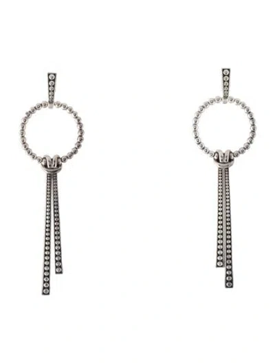 Pre-owned Lagos Caviar Circle Drop Earrings In Multicolor