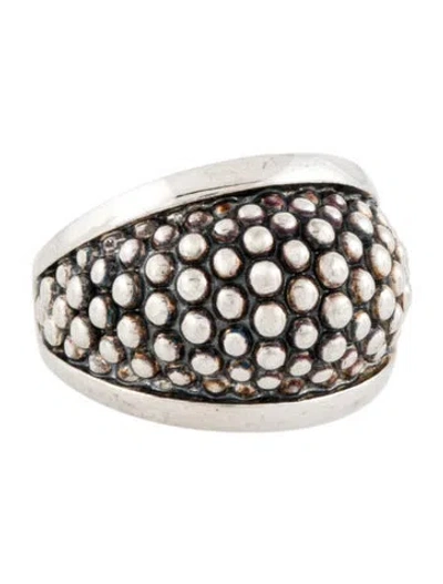 Pre-owned Lagos Caviar Domed Cocktail Ring In Multi
