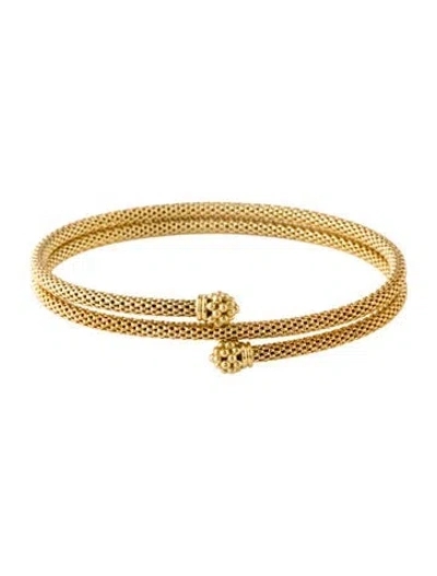 Pre-owned Lagos Caviar Double Wrap Bracelet In Multi