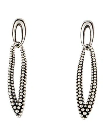 Pre-owned Lagos Caviar Drop Earrings In Multi