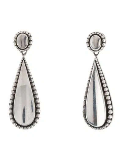 Pre-owned Lagos Caviar Drop Earrings In Multi