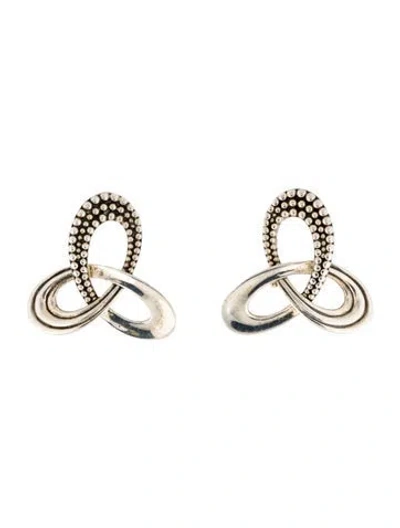 Pre-owned Lagos Caviar Earclip Earrings In Multi