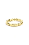Lagos Caviar Gold 18k Gold Stacking Ring In Gold
