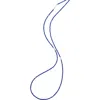 Lagos Sterling Silver Caviar Icon Lapis Five Station Strand Necklace, 34 In Silver/lapis