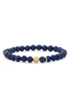 Lagos Caviar Icon Stretch Bead Bracelet In Multi