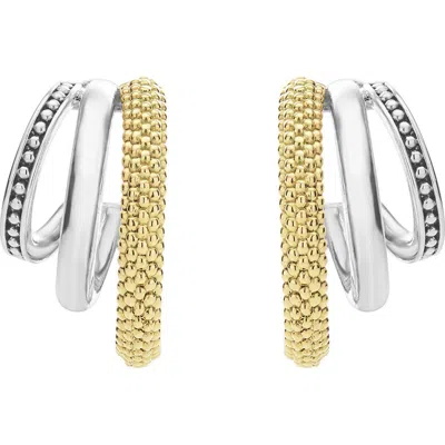 LAGOS LAGOS CAVIAR LUX HOOP EARRINGS