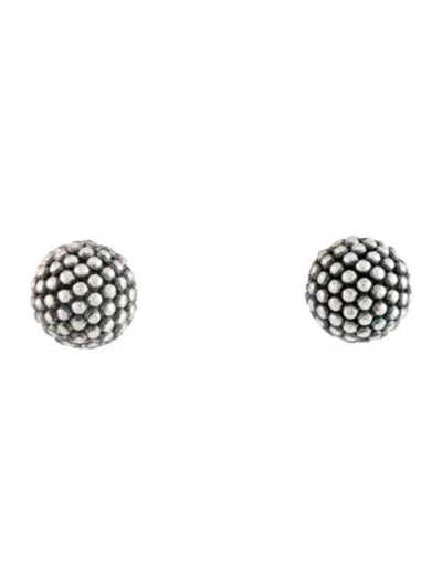 Pre-owned Lagos Caviar Stud Earrings In Multicolor