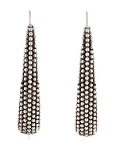 Pre-owned Lagos Caviar Teardrop Earrings In Multicolor