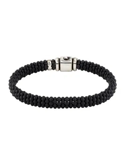 Pre-owned Lagos Ceramic Caviar Beaded Bracelet, 7.75" In Multi