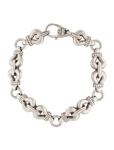 Pre-owned Lagos Chain Link Bracelet, 7" In Multicolor