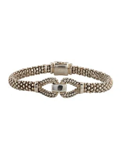 Pre-owned Lagos Derby Caviar Bracelet, 6.75" In Multicolor