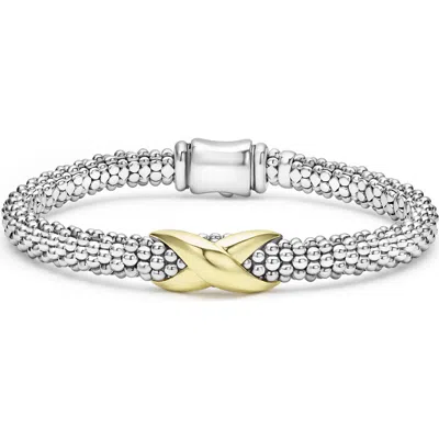 Lagos Embrace Bracelet In Metallic