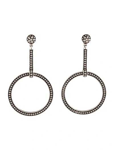 Pre-owned Lagos Enso Circle Drop Earrings In Multi