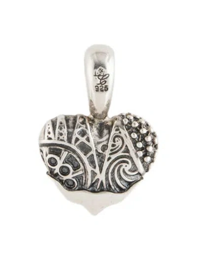 Pre-owned Lagos Heart Of Texas Pendant In Multi