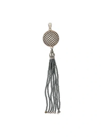 Pre-owned Lagos Hematine Tassel Charm Pendant In Multi