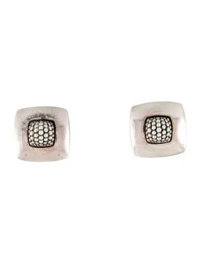 Pre-owned Lagos Imagine Square Stud Earrings In Multi