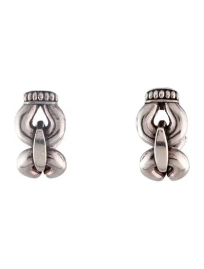 Pre-owned Lagos Interlocking Earclips In Multi