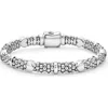 Lagos Kids' Caviar Beaded Heart Bracelet In Metallic
