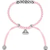 Lagos Kids' Kinder Caviar Macramé Slide Bracelet In Pink