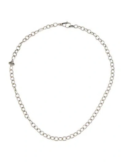 Pre-owned Lagos Link Chain Necklace, 18" In Multi