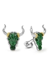 Lagos Longhorn Cuff Links In Green