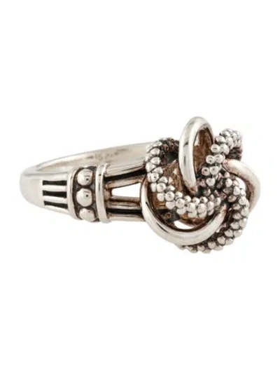 Pre-owned Lagos Love Knot Ring In Multicolor
