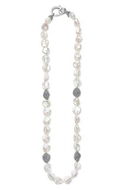 LAGOS LAGOS LUNA KESHI PEARL NUGGET NECKLACE