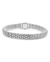 Lagos Men's Sterling Silver Anthem Caviar Skull Bead Bracelet - Exclusive In Silver
