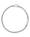 Lagos Men's Sterling Silver Anthem Double Link Bracelet - Exclusive In Silver